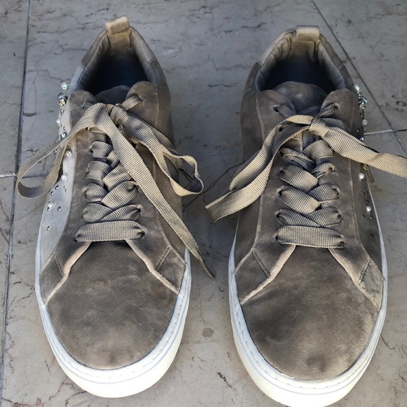 Zara velour tennis shoes - Picture 2 of 7